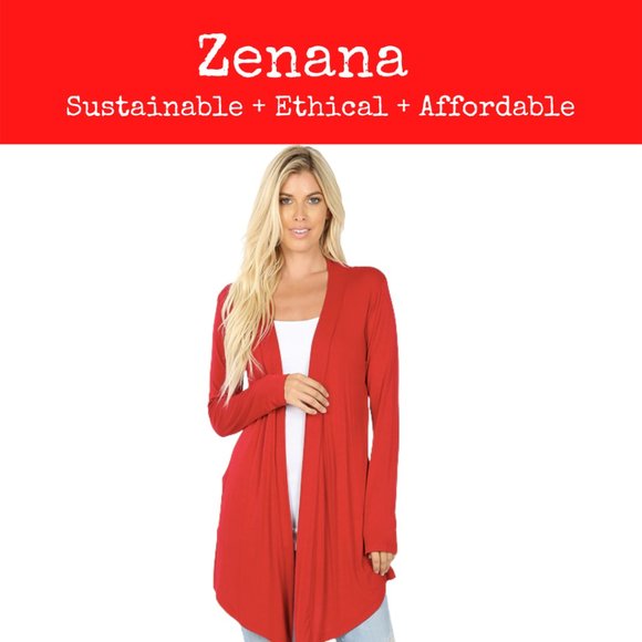 Zenana outfitters cardigan plus size Clearance